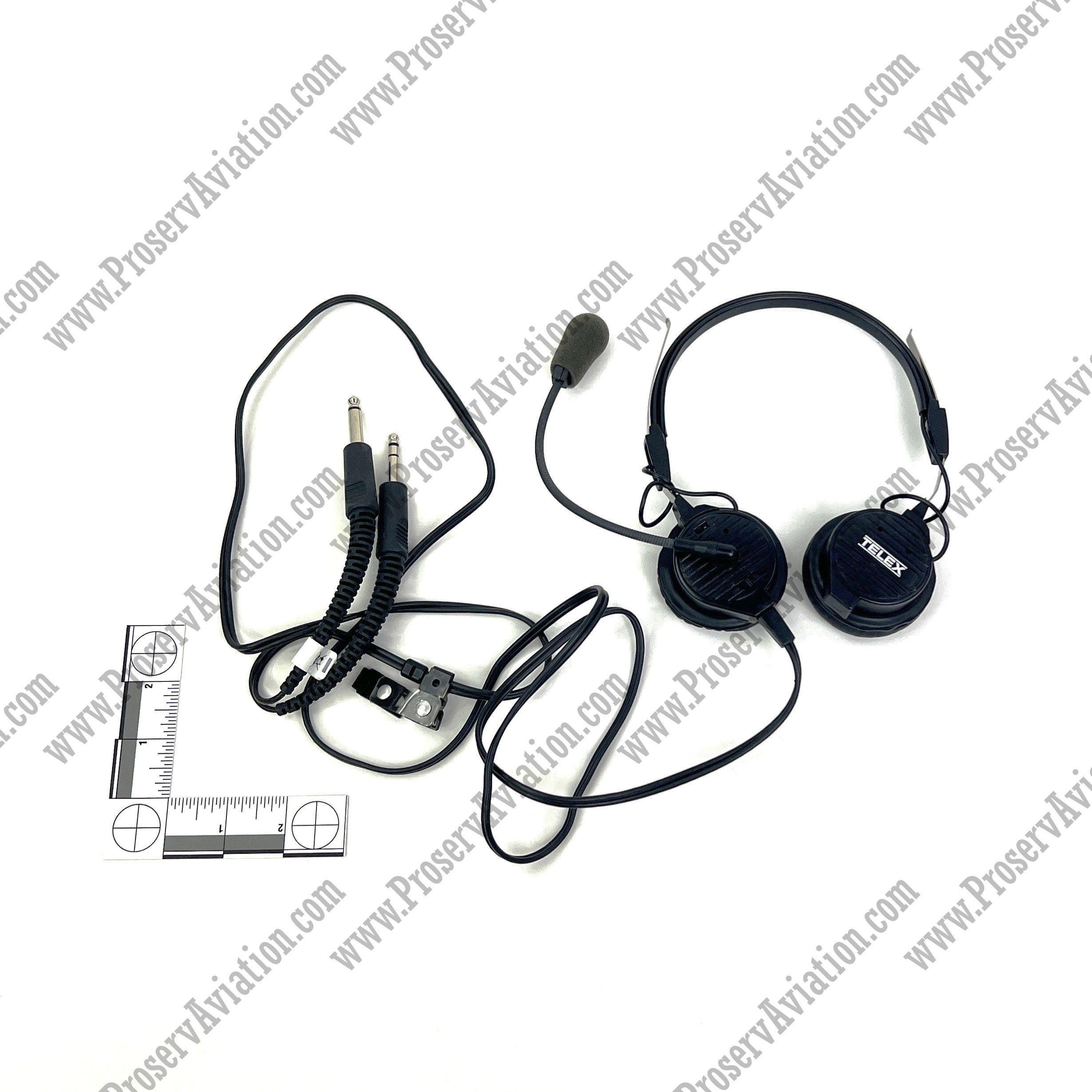 TELEX AIRMAN 850 ヘッドセット片耳タイプ 美品 TELEX AIRMAN850