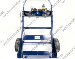 2000905 Two Bottle Transport Cart with Booster