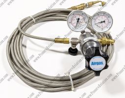 Airgas Single Stage Brass High Delivery Pressure Cylinder Regulator
