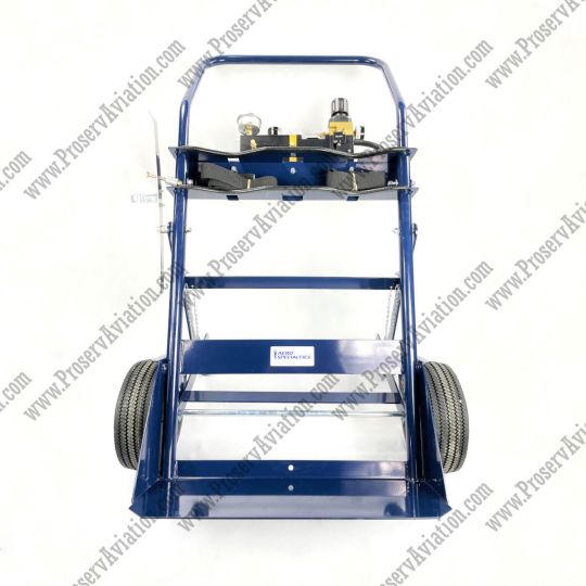 2000905 Two Bottle Transport Cart with Booster