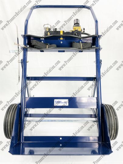 2000905 Two Bottle Transport Cart with Booster