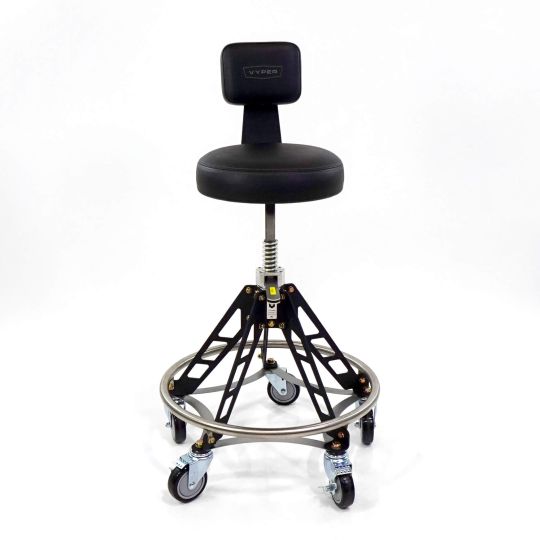 shopstool2 Elevated Steel Max, Black Frame, Quick Height
