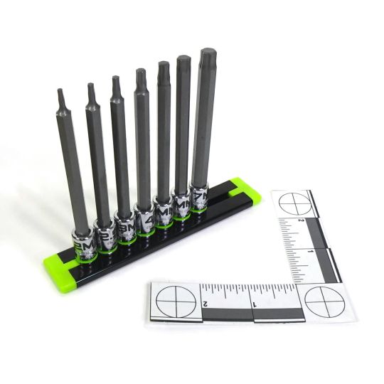 1/4" Drive Long Metric Hex Driver Set - 7 Piece
