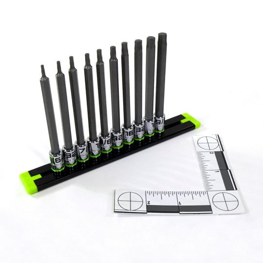 1/4" Drive Long SAE Hex Driver Set - 10 Piece