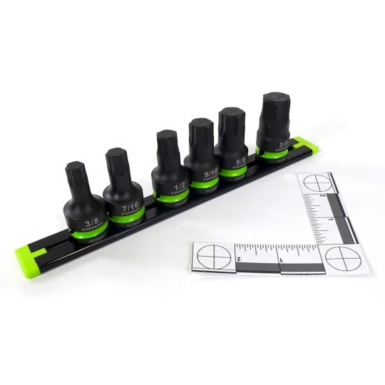 1/2" Drive Short SAE RPT Impact Hex Driver Set - 6 Piece