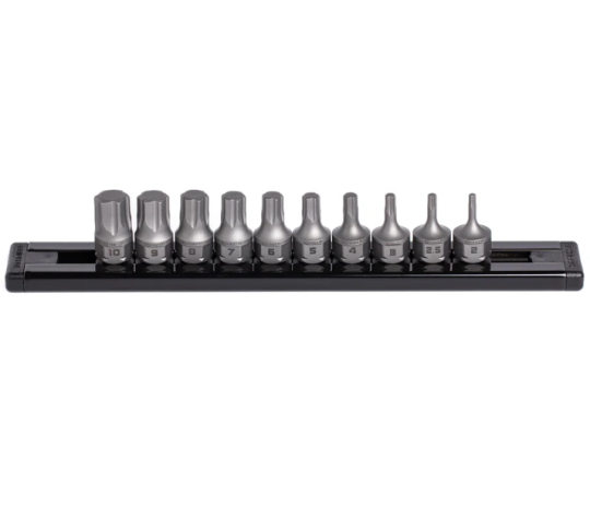 handlphex1 10-PC RPT 1/4" Drive Low-Profile Metric Hex Dual Action Driver Bit Set