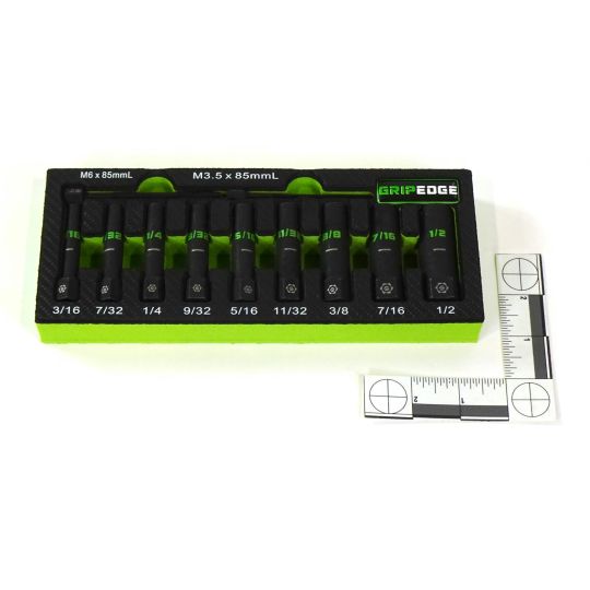 1/4" Drive SAE Deep RPT Socket Extractor Set - 9 Piece