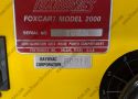 Foxcart Model 2000 28 VDC Ground Power Unit Data Plate