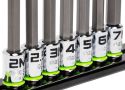 1/4" Drive Long Metric Hex Driver Set - 7 Piece