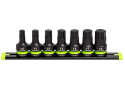 1/2" Drive Short Metric RPT Impact Hex Driver Set - 7 Piece
