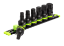 1/2" Drive Short Metric RPT Impact Hex Driver Set - 7 Piece