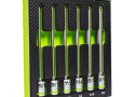 theballhexset2 6-PC 3/8" RPT Drive Long SAE Ball Hex Driver Set