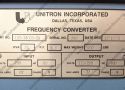 Unitron GFC-25M Ground Power Unit Data Plate